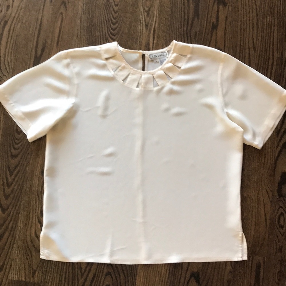 Silk Land brand 100% silk blouse, size m